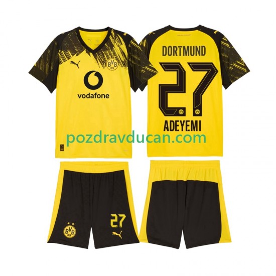 Nogometni Dresovi Borussia Dortmund Karim Adeyemi 27 Dječji Domaći dres 2025-2026 Kratkih Rukava