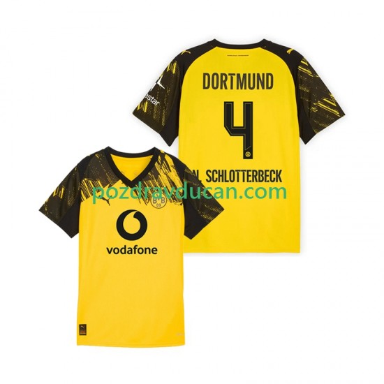 Nogometni Dresovi Borussia Dortmund Nico Schlotterbeck 4 Muški Domaći dres 2025-2026 Kratkih Rukava