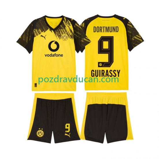 Nogometni Dresovi Borussia Dortmund Serhou Guirassy 9 Dječji Domaći dres 2025-2026 Kratkih Rukava