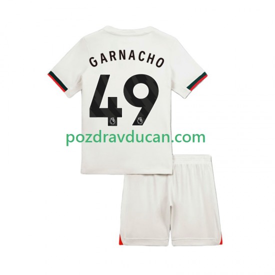 Nogometni Dresovi Chelsea Alejandro Garnacho 49 Dječji Gostujući dres 2025-2026 Kratkih Rukava