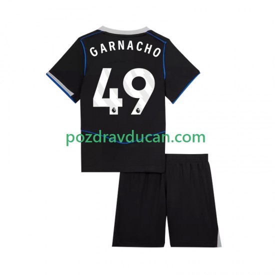 Nogometni Dresovi Chelsea Alejandro Garnacho 49 Dječji Treći dres 2025-2026 Kratkih Rukava