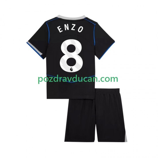 Nogometni Dresovi Chelsea Enzo Fernandez 8 Dječji Treći dres 2025-2026 Kratkih Rukava