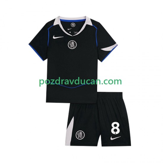 Nogometni Dresovi Chelsea Enzo Fernandez 8 Dječji Treći dres 2025-2026 Kratkih Rukava