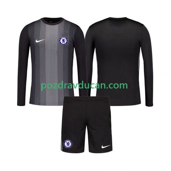 Nogometni Dresovi Chelsea Vratar Dječji Domaći dres 2025-2026 Dugi Rukav