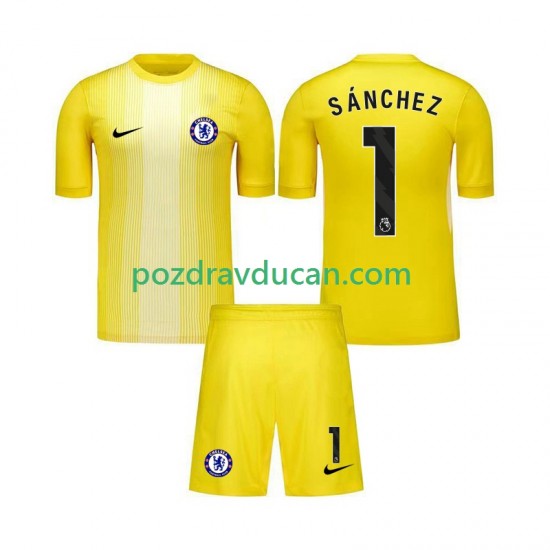 Nogometni Dresovi Chelsea Robert Sanchez 1 Vratar Dječji Treći dres 2025-2026 Kratkih Rukava
