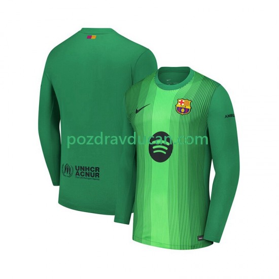Nogometni Dresovi FC Barcelona Vratar Muški Domaći dres 2025-2026 Dugi Rukav