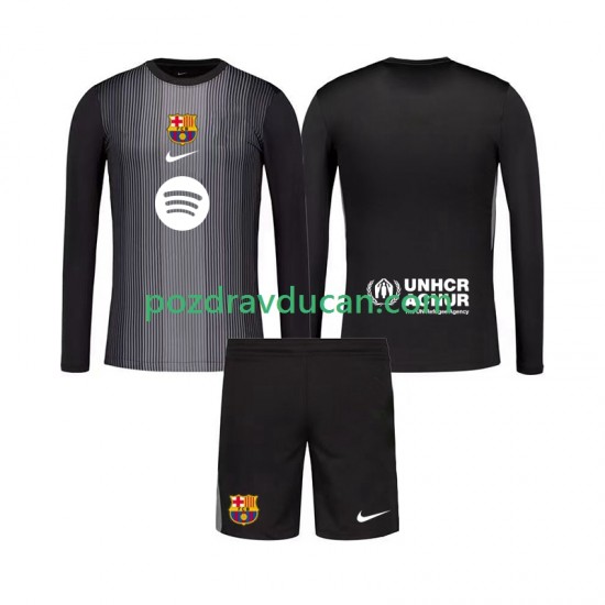 Nogometni Dresovi FC Barcelona Vratar Dječji Treći dres 2025-2026 Dugi Rukav