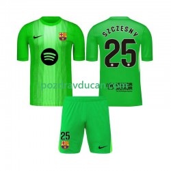 Nogometni Dresovi FC Barcelona Szczesny 25 Vratar Dječji Domaći dres 2025-2026 Kratkih Rukava