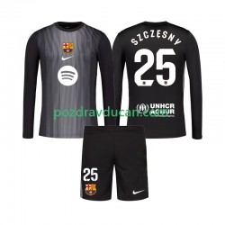 Nogometni Dresovi FC Barcelona Szczesny 25 Vratar Dječji Treći dres 2025-2026 Dugi Rukav