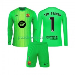 Nogometni Dresovi FC Barcelona Ter Stegen 1 Vratar Dječji Domaći dres 2025-2026 Dugi Rukav