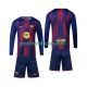 Nogometni Dresovi FC Barcelona Dječji Domaći dres 2025-2026 Dugi Rukav