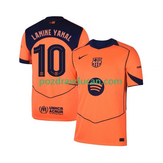 Nogometni Dresovi FC Barcelona Lamine Yamal 10 UCL Muški Treći dres 2025-2026 Kratkih Rukava