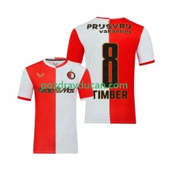 Nogometni Dresovi Feyenoord Rotterdam Quinten Timber 8 Muški Domaći dres 2025-2026 Kratkih Rukava