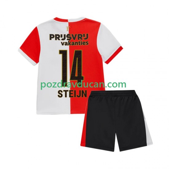 Nogometni Dresovi Feyenoord Rotterdam Sem Steijn 14 Dječji Domaći dres 2025-2026 Kratkih Rukava
