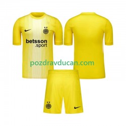Nogometni Dresovi Inter Milan Vratar Dječji Gostujući dres 2025-2026 Kratkih Rukava