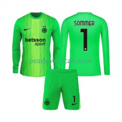 Nogometni Dresovi Inter Milan Yann Sommer 1 Vratar Dječji Treći dres 2025-2026 Dugi Rukav