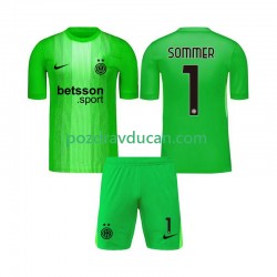 Nogometni Dresovi Inter Milan Yann Sommer 1 Vratar Dječji Treći dres 2025-2026 Kratkih Rukava