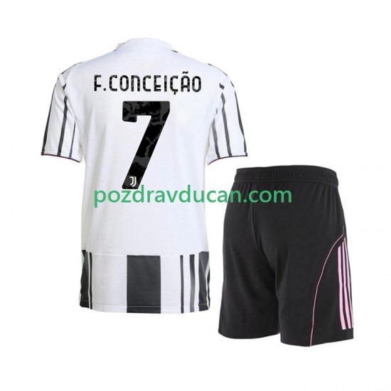 Nogometni Dresovi Juventus Francisco Conceicao 7 Dječji Domaći dres 2025-2026 Kratkih Rukava