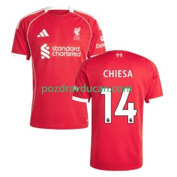 Nogometni Dresovi Liverpool Federico Chiesa 14 Muški Domaći dres 2025-2026 Kratkih Rukava