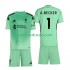 Nogometni Dresovi Liverpool Alisson Becker 1 Vratar Dječji Domaći dres 2025-2026 Kratkih Rukava