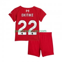 Nogometni Dresovi Liverpool Hugo Ekitike 22 Dječji Domaći dres 2025-2026 Kratkih Rukava