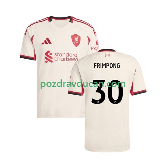 Nogometni Dresovi Liverpool Jeremie Frimpong 30 Muški Gostujući dres 2025-2026 Kratkih Rukava
