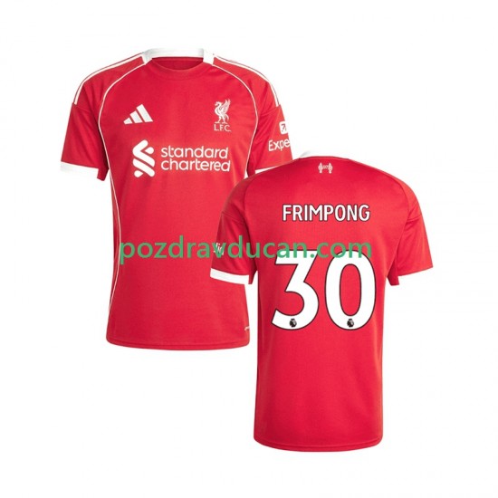 Nogometni Dresovi Liverpool Jeremie Frimpong 30 Muški Domaći dres 2025-2026 Kratkih Rukava