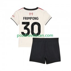 Nogometni Dresovi Liverpool Jeremie Frimpong 30 Dječji Gostujući dres 2025-2026 Kratkih Rukava