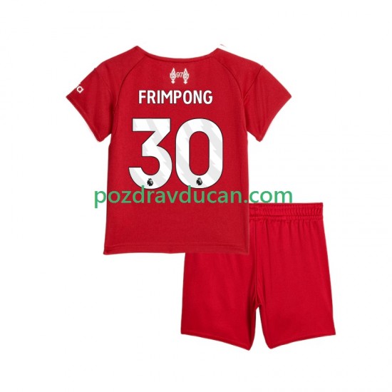 Nogometni Dresovi Liverpool Jeremie Frimpong 30 Dječji Domaći dres 2025-2026 Kratkih Rukava