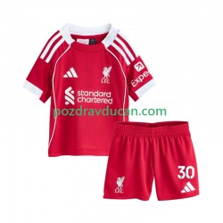 Nogometni Dresovi Liverpool Jeremie Frimpong 30 Dječji Domaći dres 2025-2026 Kratkih Rukava
