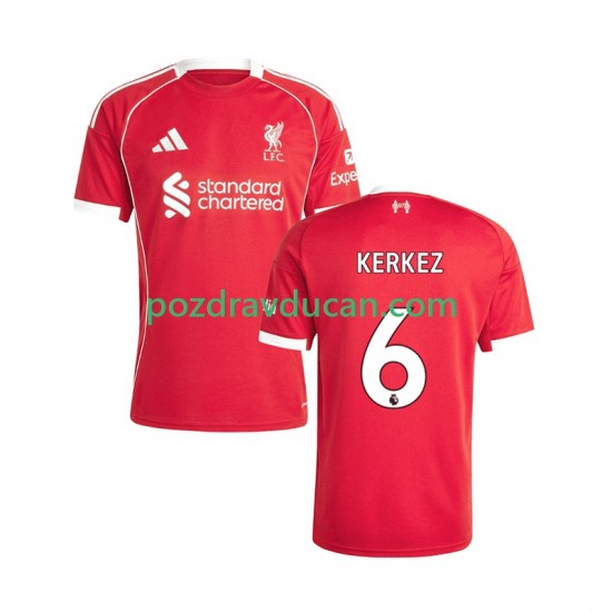 Nogometni Dresovi Liverpool Milos Kerkez 6 Muški Domaći dres 2025-2026 Kratkih Rukava