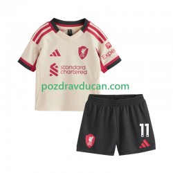 Nogometni Dresovi Liverpool Mohamed Salah 11 Dječji Gostujući dres 2025-2026 Kratkih Rukava
