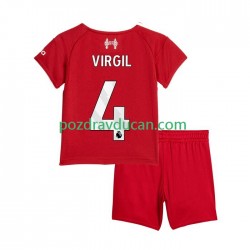 Nogometni Dresovi Liverpool Virgil van Dijk 4 Dječji Domaći dres 2025-2026 Kratkih Rukava