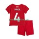Nogometni Dresovi Liverpool Virgil van Dijk 4 Dječji Domaći dres 2025-2026 Kratkih Rukava