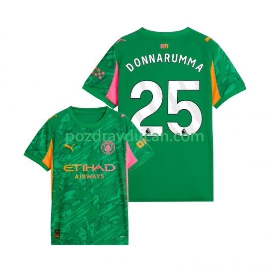 Nogometni Dresovi Manchester City Gianluigi Donnarumma 25 Vratar Muški Domaći dres 2025-2026 Kratkih Rukava