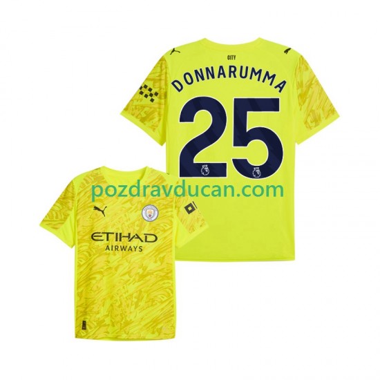 Nogometni Dresovi Manchester City Gianluigi Donnarumma 25 Vratar Muški Treći dres 2025-2026 Kratkih Rukava