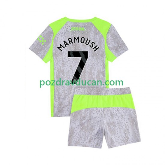 Nogometni Dresovi Manchester City Omar Marmoush 7 Dječji Treći dres 2025-2026 Kratkih Rukava