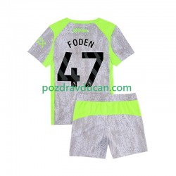 Nogometni Dresovi Manchester City Phil Foden 47 Dječji Treći dres 2025-2026 Kratkih Rukava