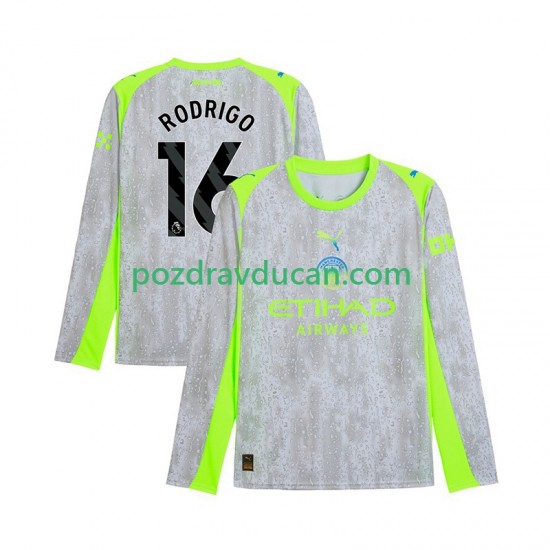 Nogometni Dresovi Manchester City Rodrigo Hernandez 16 Muški Treći dres 2025-2026 Dugi Rukav