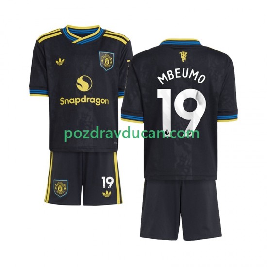 Nogometni Dresovi Manchester United Bryan Mbeumo 19 Dječji Treći dres 2025-2026 Kratkih Rukava