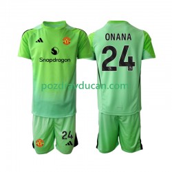 Nogometni Dresovi Manchester United Andre Onana 24 Vratar Dječji Četvrti dres 2025-2026 Kratkih Rukava