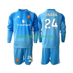 Nogometni Dresovi Manchester United Andre Onana 24 Vratar Dječji Domaći dres 2025-2026 Dugi Rukav