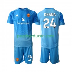Nogometni Dresovi Manchester United Andre Onana 24 Vratar Dječji Domaći dres 2025-2026 Kratkih Rukava
