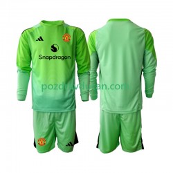 Nogometni Dresovi Manchester United Vratar Dječji Četvrti dres 2025-2026 Dugi Rukav