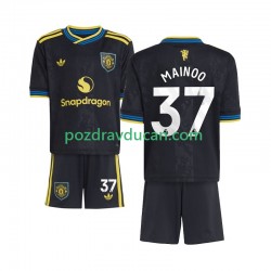Nogometni Dresovi Manchester United Kobbie Mainoo 37 Dječji Treći dres 2025-2026 Kratkih Rukava