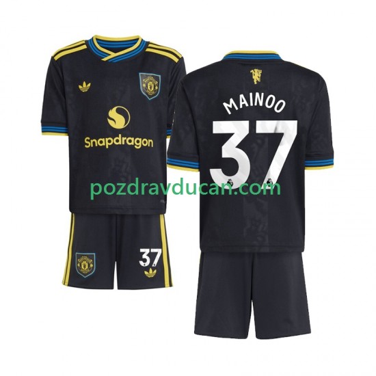 Nogometni Dresovi Manchester United Kobbie Mainoo 37 Dječji Treći dres 2025-2026 Kratkih Rukava