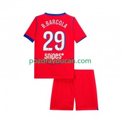 Nogometni Dresovi Paris Saint-Germain Bradley Barcola 29 Dječji Treći dres 2025-2026 Kratkih Rukava
