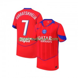 Nogometni Dresovi Paris Saint-Germain Khvicha Kvaratskhelia 7 Muški Treći dres 2025-2026 Kratkih Rukava