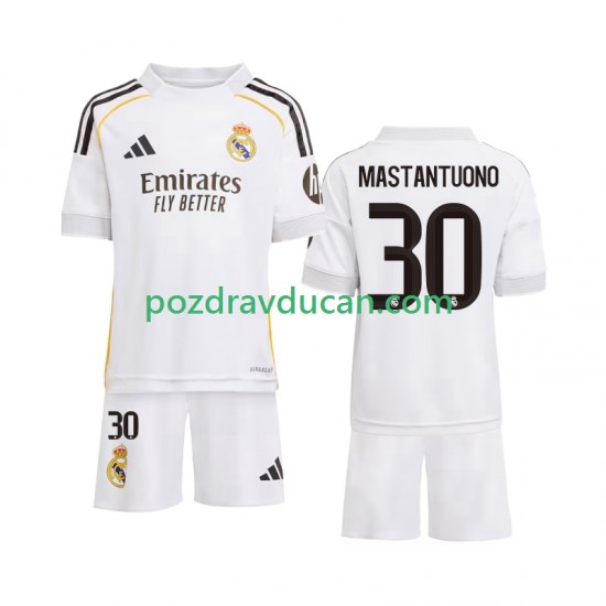 Nogometni Dresovi Real Madrid Mastantuono 30 Dječji Domaći dres 2025-2026 Kratkih Rukava