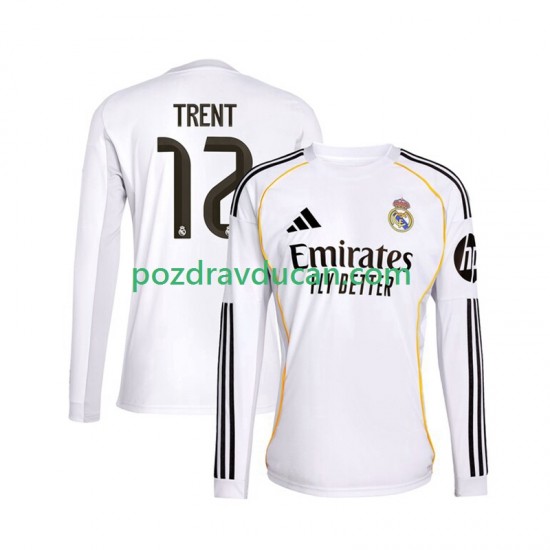 Nogometni Dresovi Real Madrid Trent Alexander-Arnold 12 Muški Domaći dres 2025-2026 Dugi Rukav